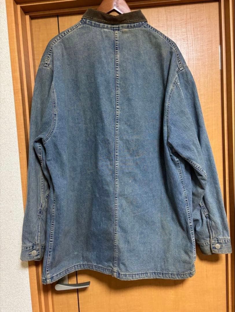 RRLダブルアールエル 90's USA製　三ツ星タグ　デニムカバーオール　L