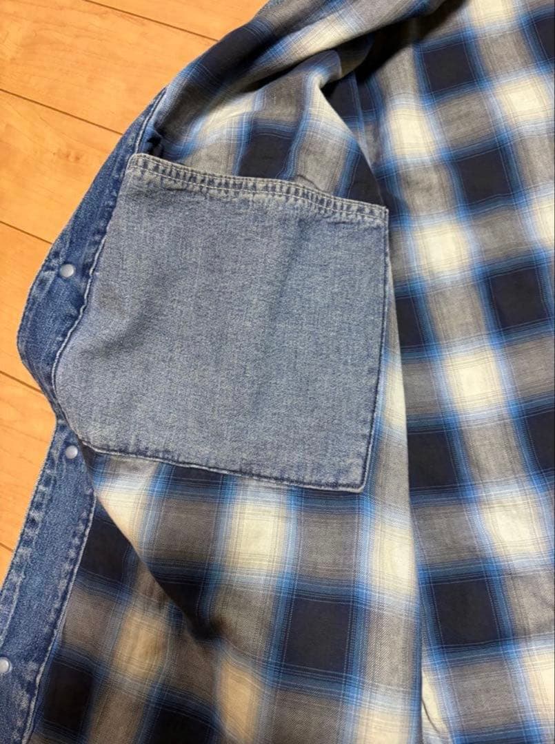 RRLダブルアールエル 90's USA製　三ツ星タグ　デニムカバーオール　L