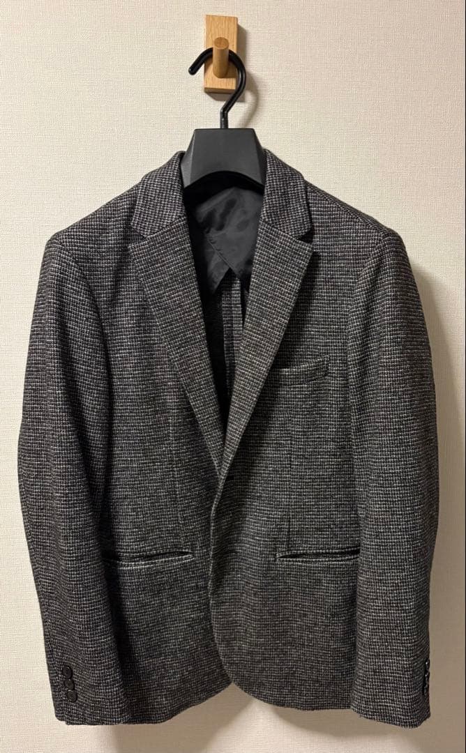 EDIFICE CW ジャージー チェック 2B ジャケット