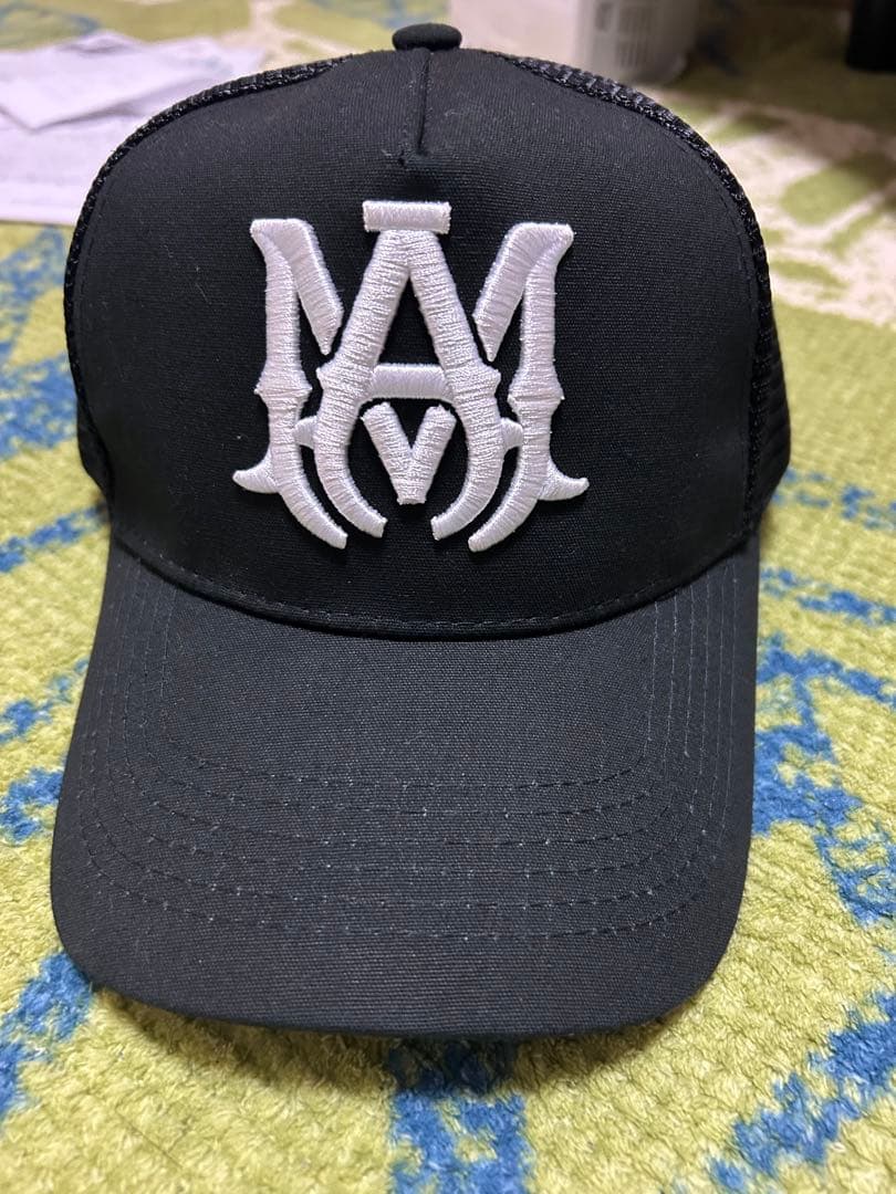 特別価格！値下げ交渉可‼️AMIRI MAトラッカーロゴキャップ