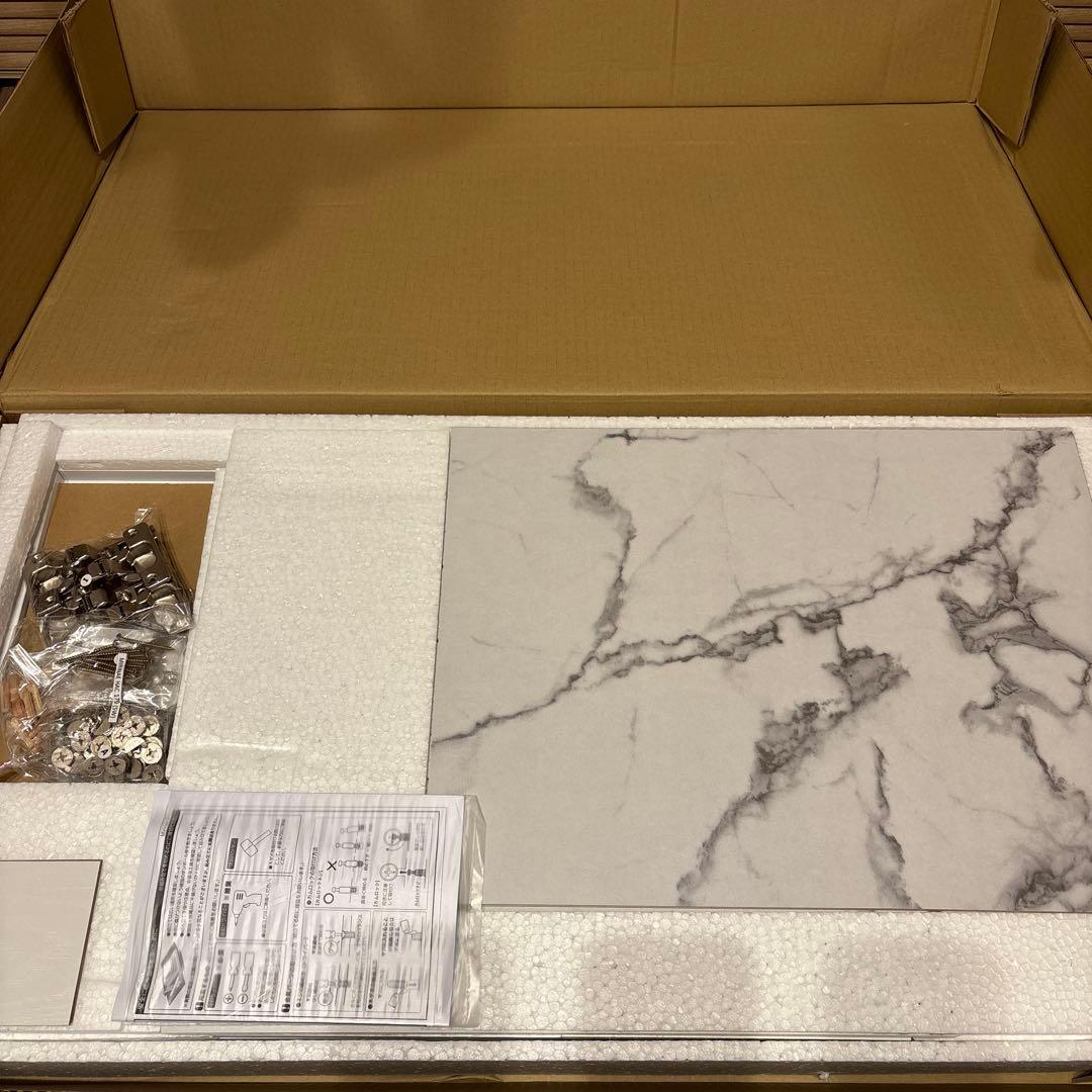 【LOWYA】大理石風マントルピース 韓国インテリア