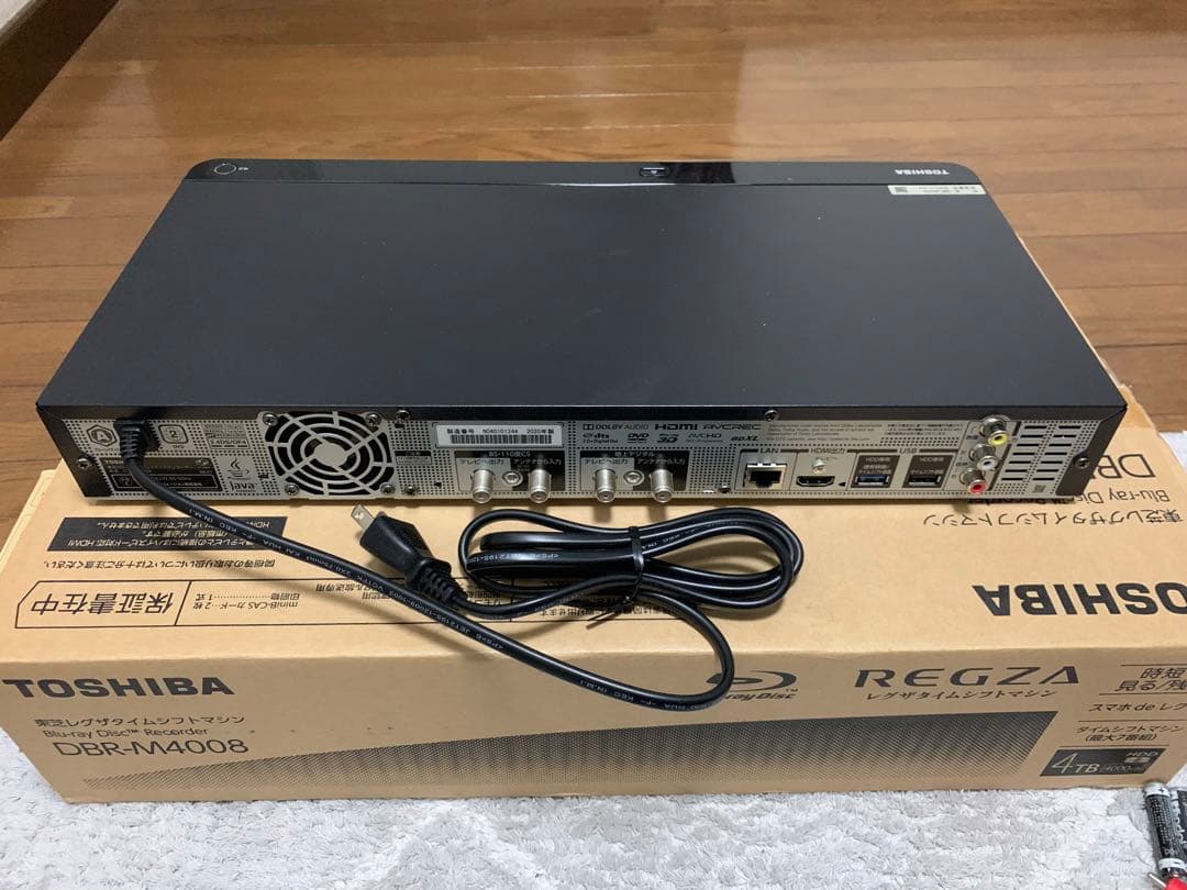 TOSHIBA REGZA DBR-M4008 ブルーレイレコーダー