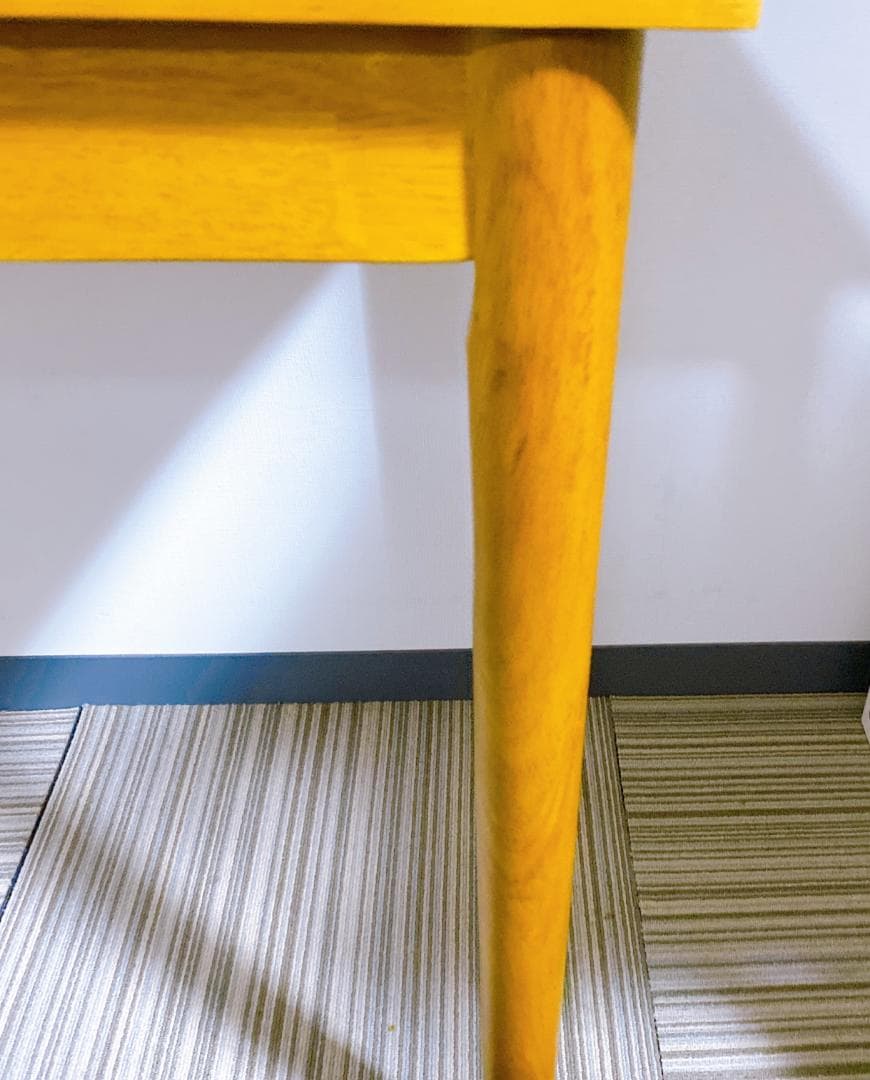 北欧 デスク 木製 天然木 スリムデスク 引き出し付 ナチュラルテイスト