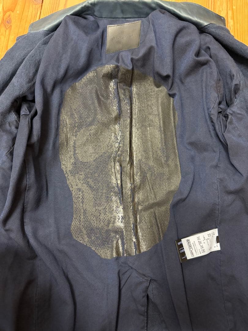 バックラッシュ　テーラードジャケット Mサイズ　1504-04 ネイビー