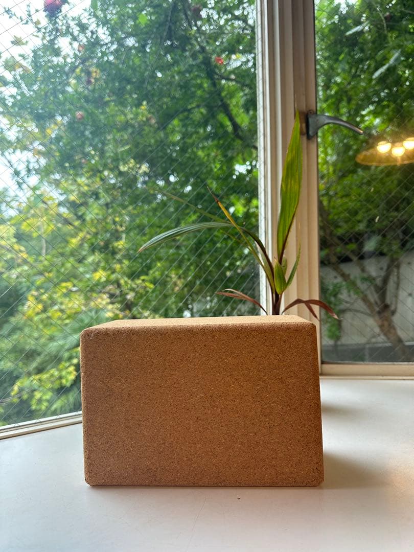 Yogaworksコルクヨガブロック5個セット　ローズマリー