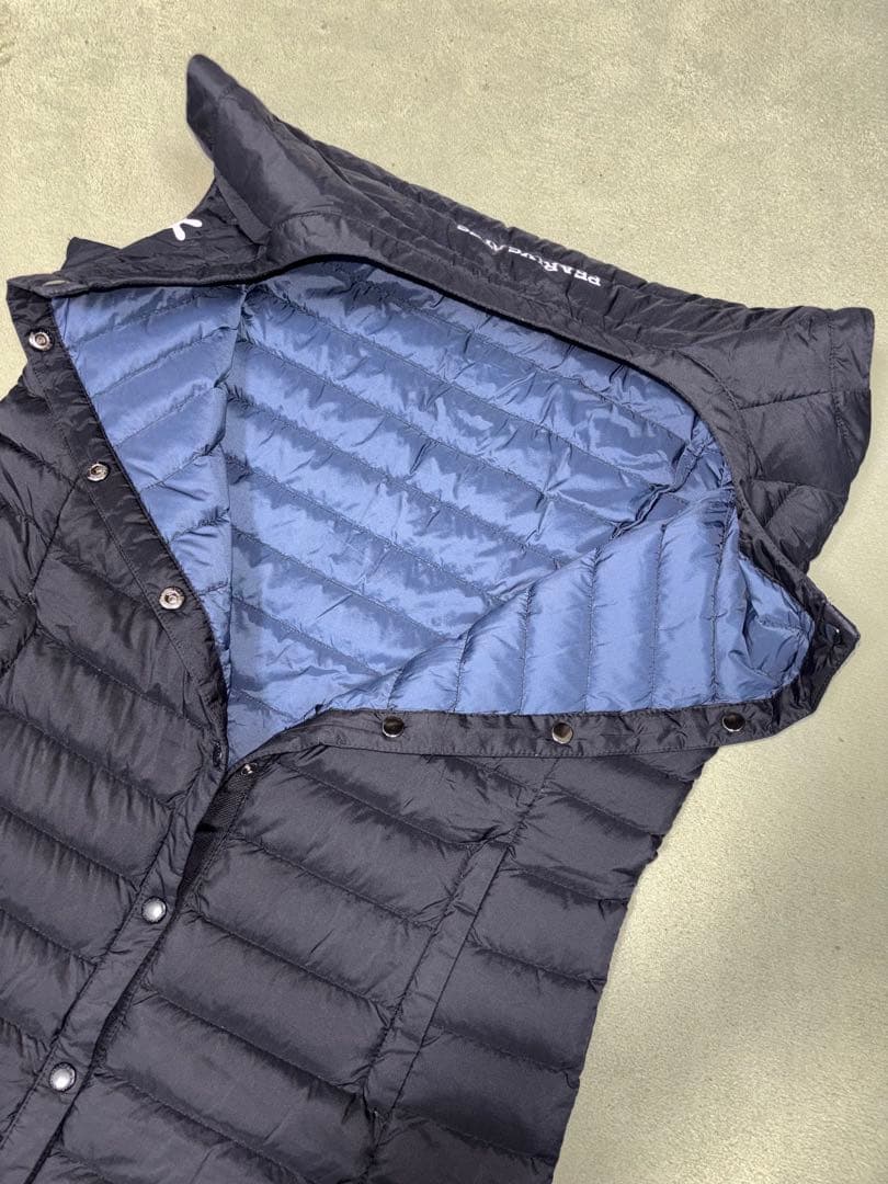 （ストロベリー）パーリーゲイツ、軽量グースダウン ロングベスト、サイズ0