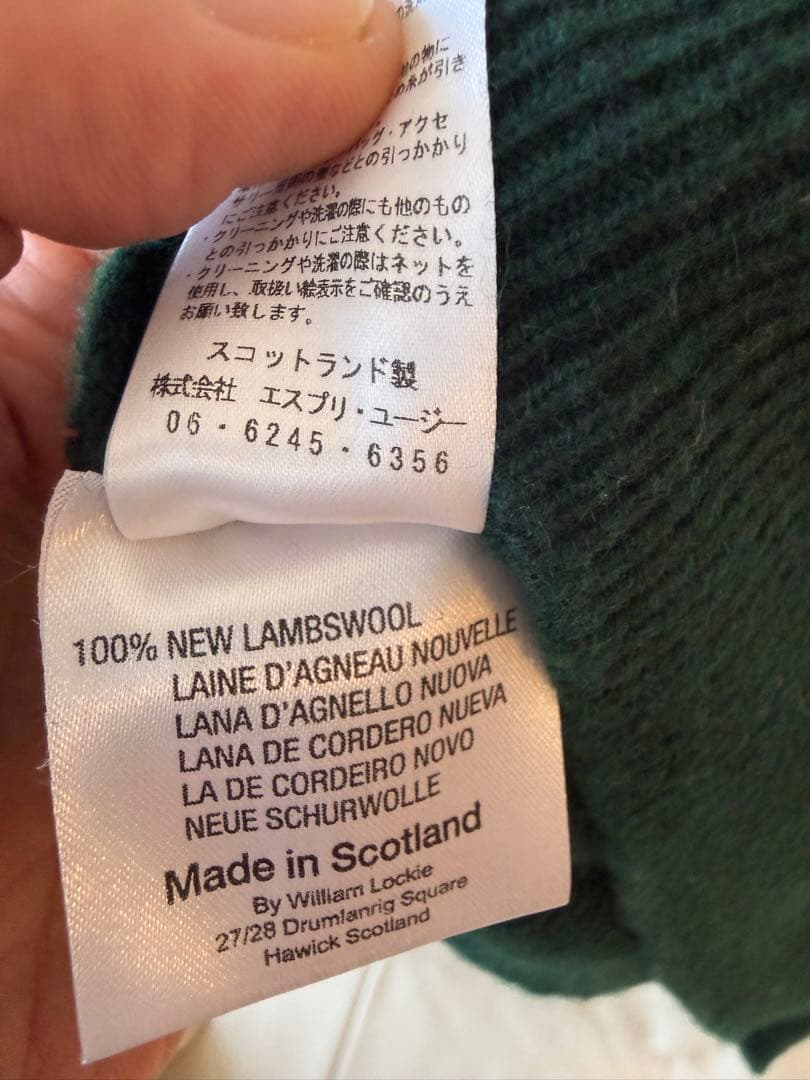 ウィリアムロッキー　William Lockie Vネック ニットベス 40