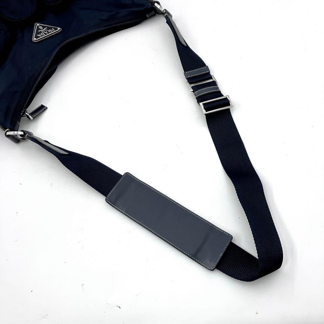 プラダ 3296 ナイロン テスート ショルダーバッグ 三角ロゴ ●BT0523