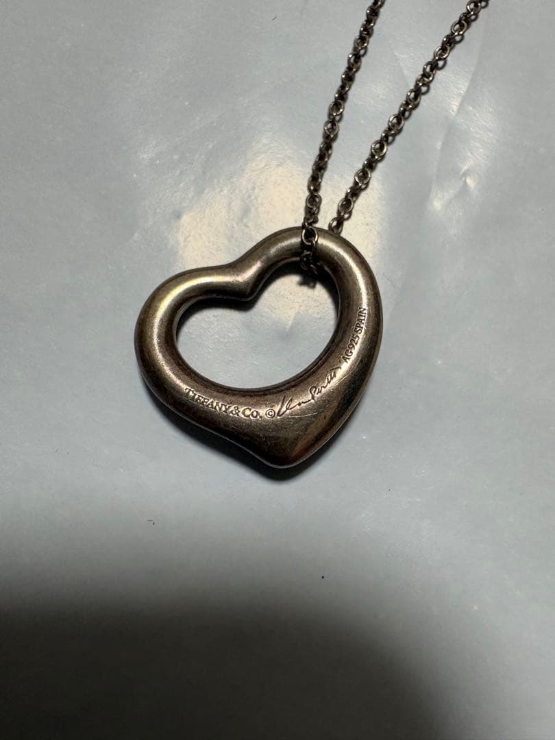 ティファニー　シルバー　ハートネックレス