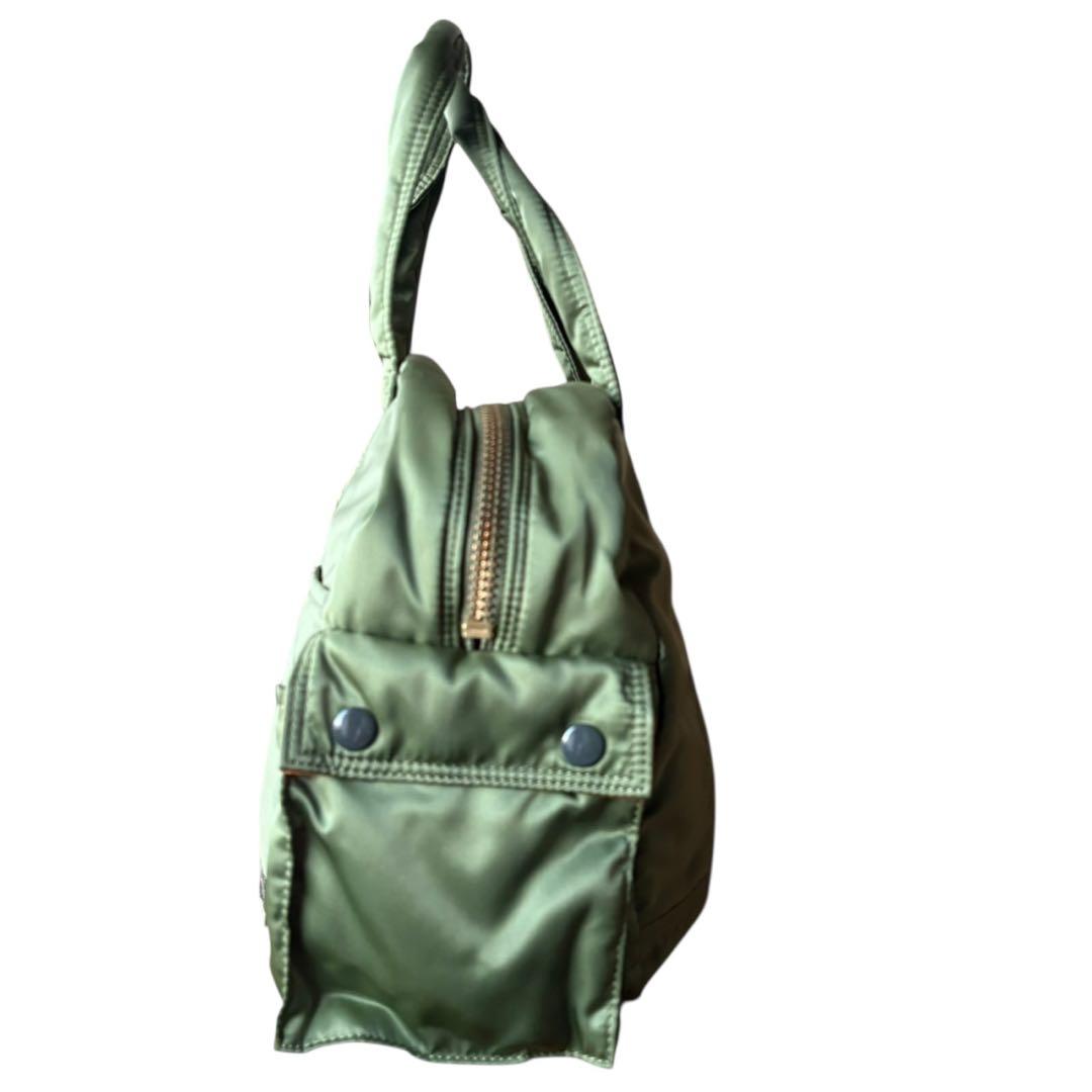 最終出品 PORTER TANKER セージグリーン ダッフルバッグ メンズ