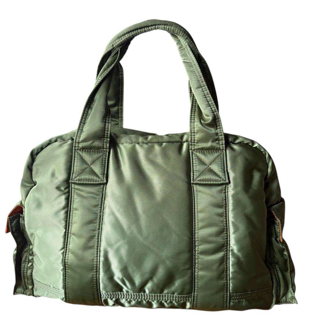 最終出品 PORTER TANKER セージグリーン ダッフルバッグ メンズ