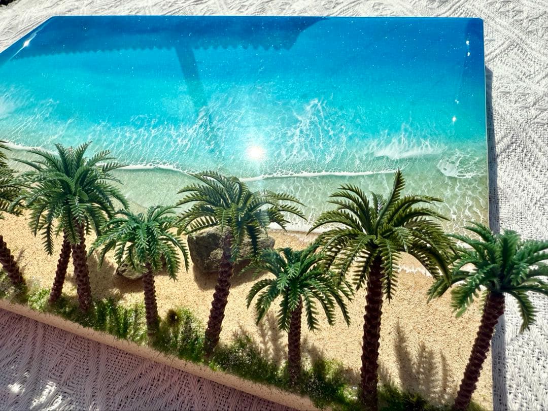 南国の癒し　レジンアート