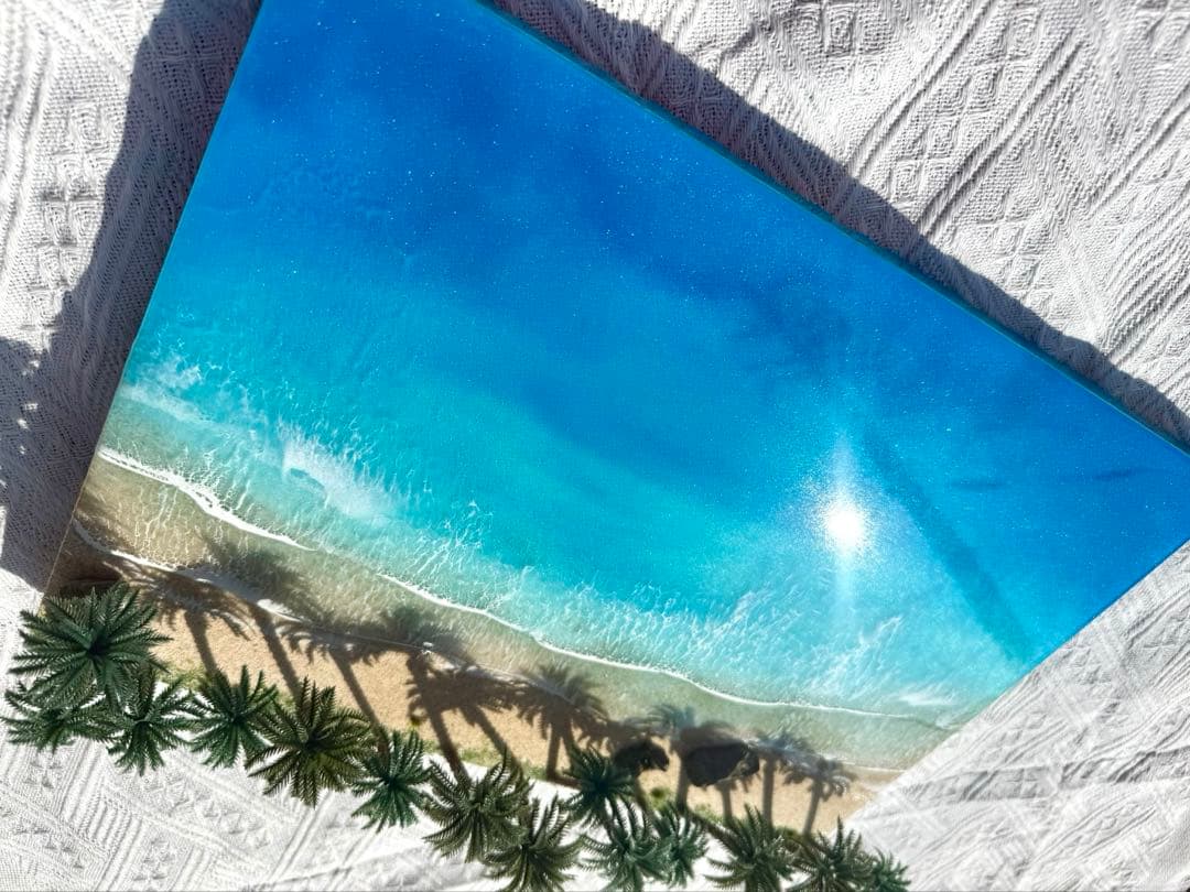 南国の癒し　レジンアート