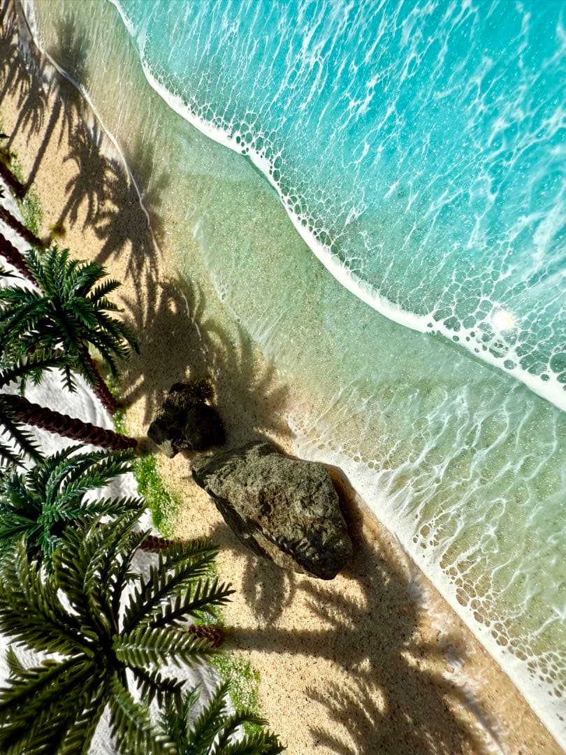 南国の癒し　レジンアート