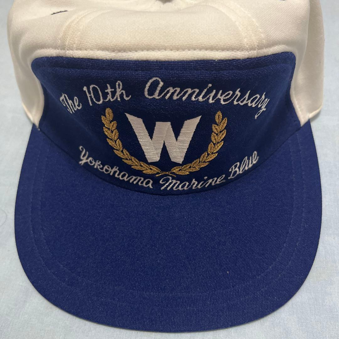 大洋ホエールズ 横浜マリンブルー 10周年記念キャップ 帽子　Rawlings