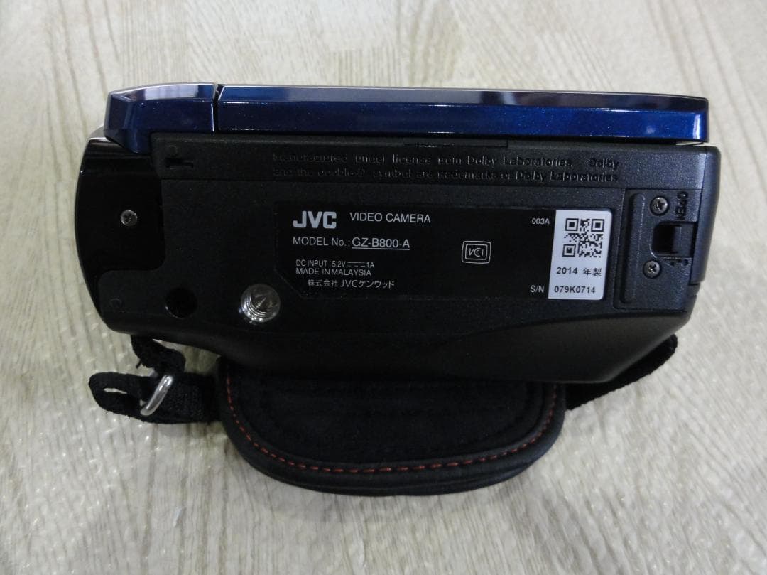 美品　JVC ビクター ビデオカメラ GZ-B800 ブルー