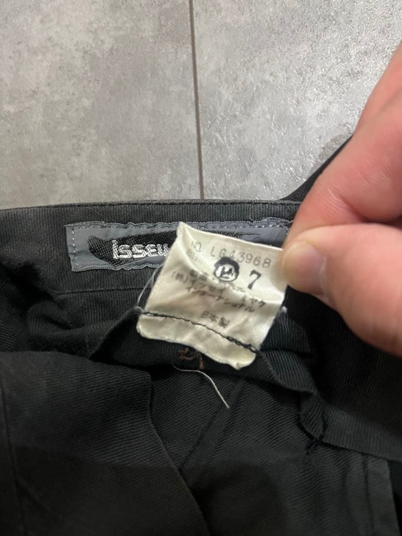 80s ISEEY MIYAKE 筆タグ slacks