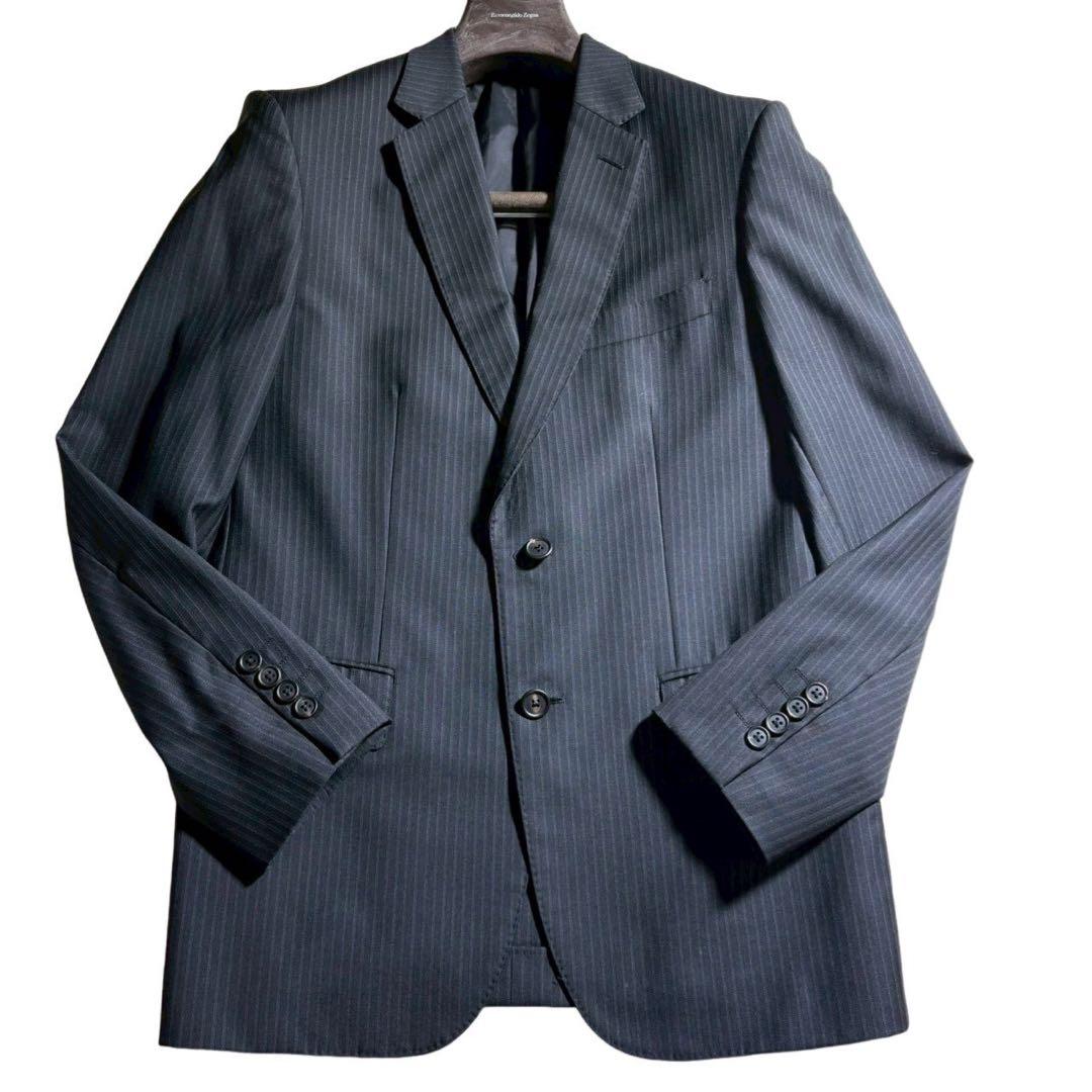 ポールスミス×ロロピアーナ 3ピース スーツ ストライプ SOHO FIT M