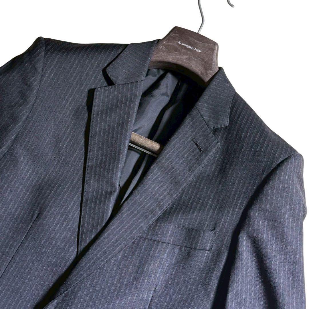 ポールスミス×ロロピアーナ 3ピース スーツ ストライプ SOHO FIT M