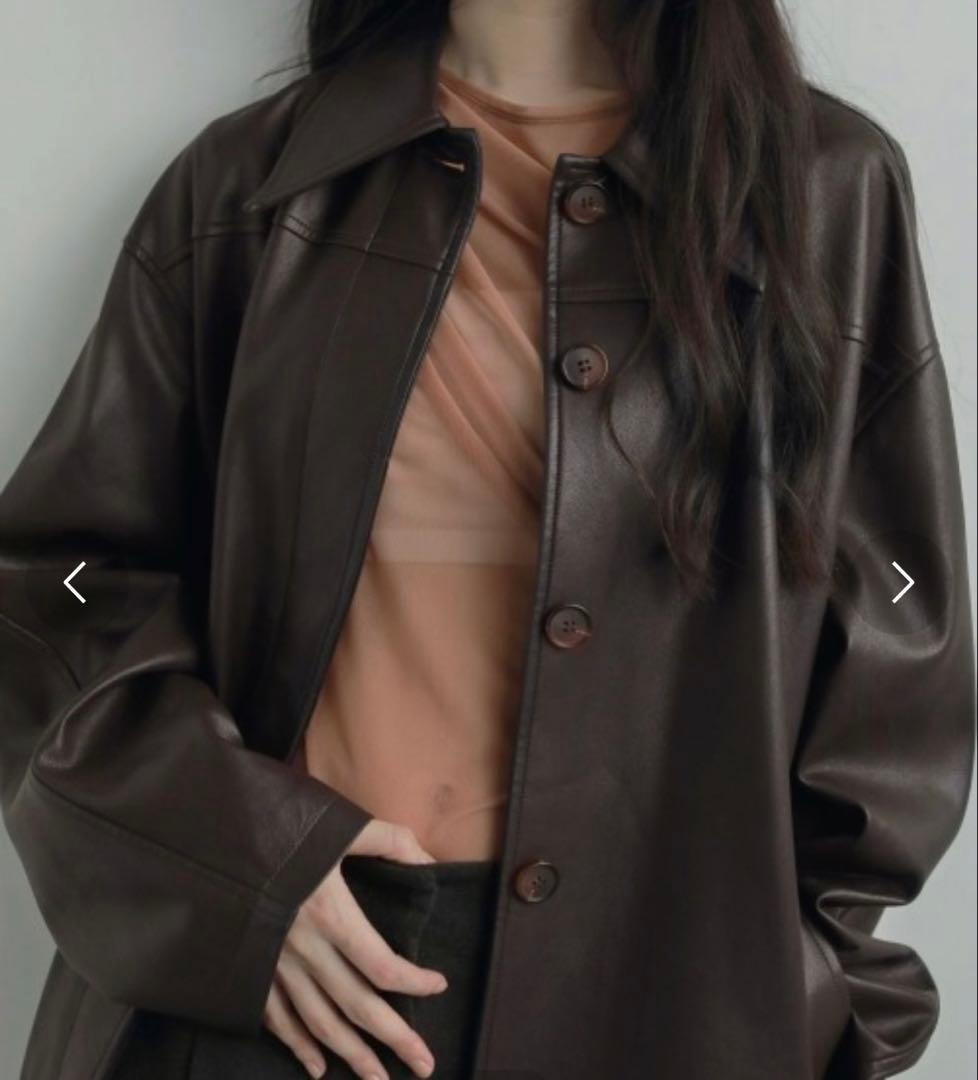 anuke エコレザージャケット　新品未使用