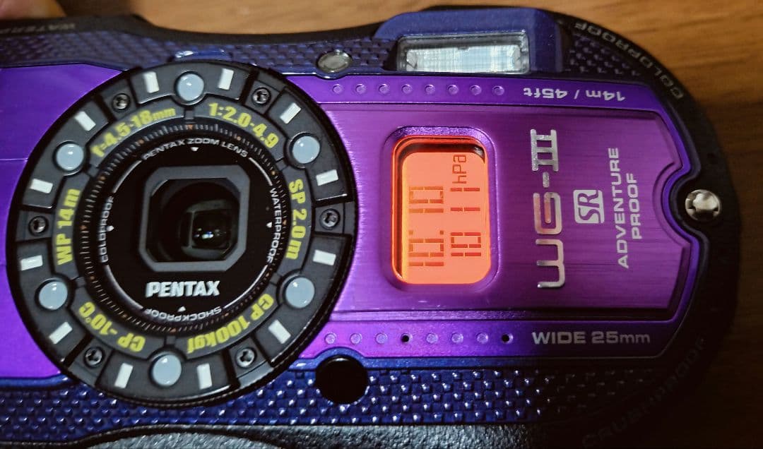 PENTAX WG-3 GPS パープル