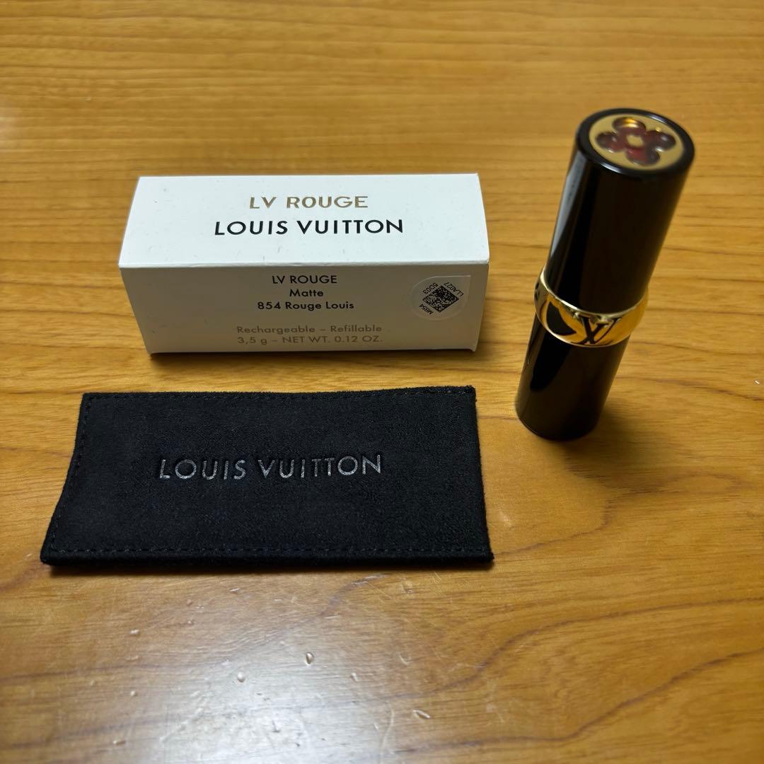 LV ルージュ　マット　リップスティック　ルージュルイ　口紅　コスメ