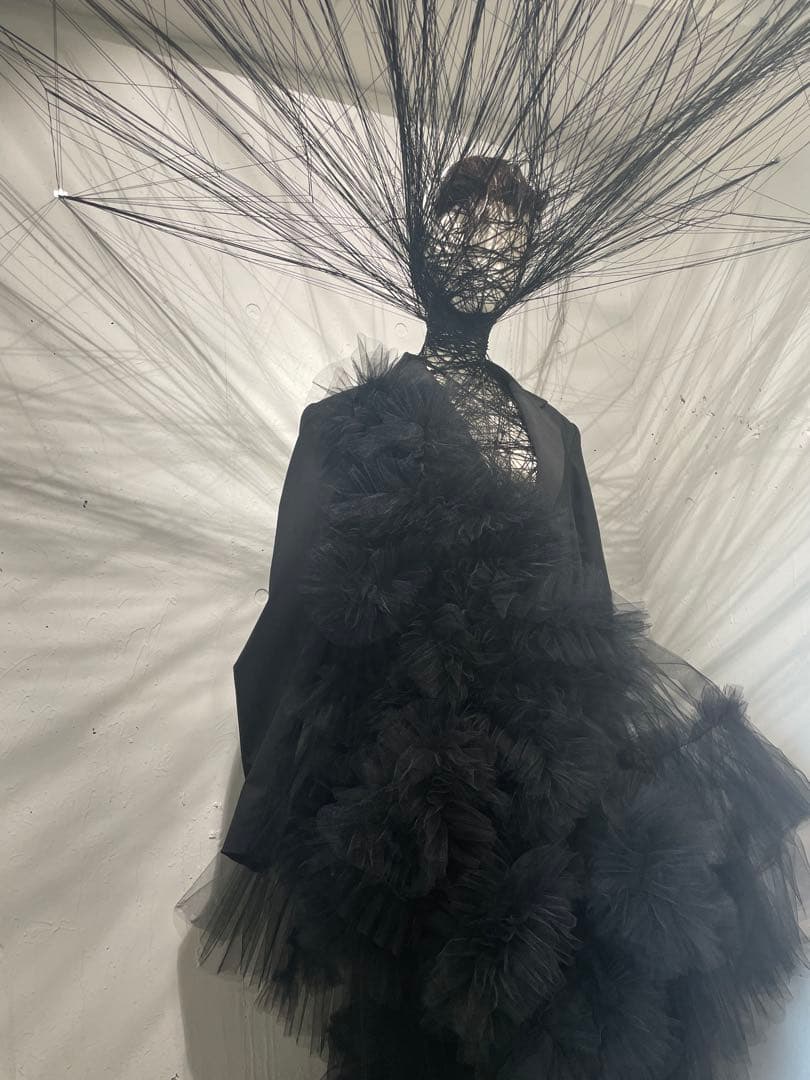 希少　Act N°1 アクトヌメロウーノ　フリル　ジャケット　黒