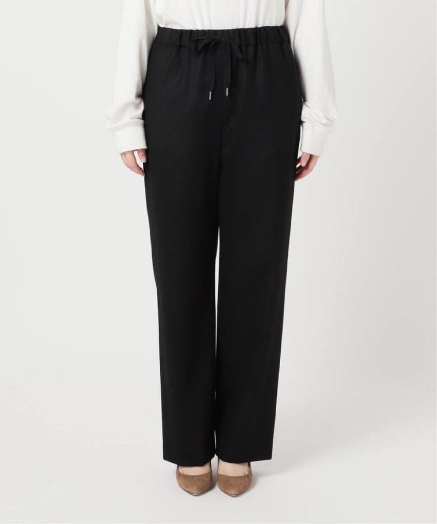 美品　FRAMeWORK ウォッシャブルサキソニーイージーパンツ