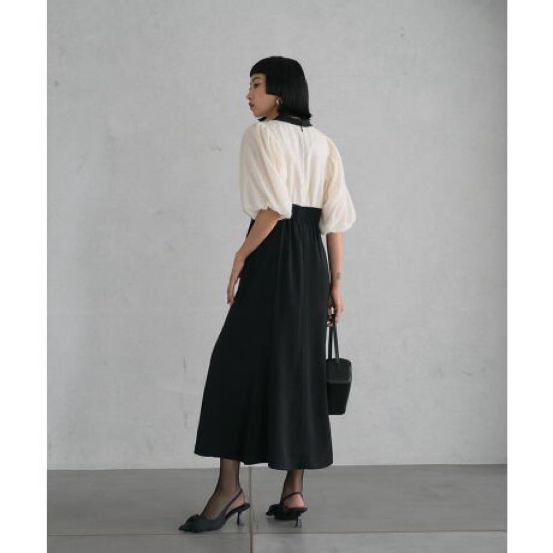 Audrey and John Wad ラメジャガード×サテンマーメイドドレス