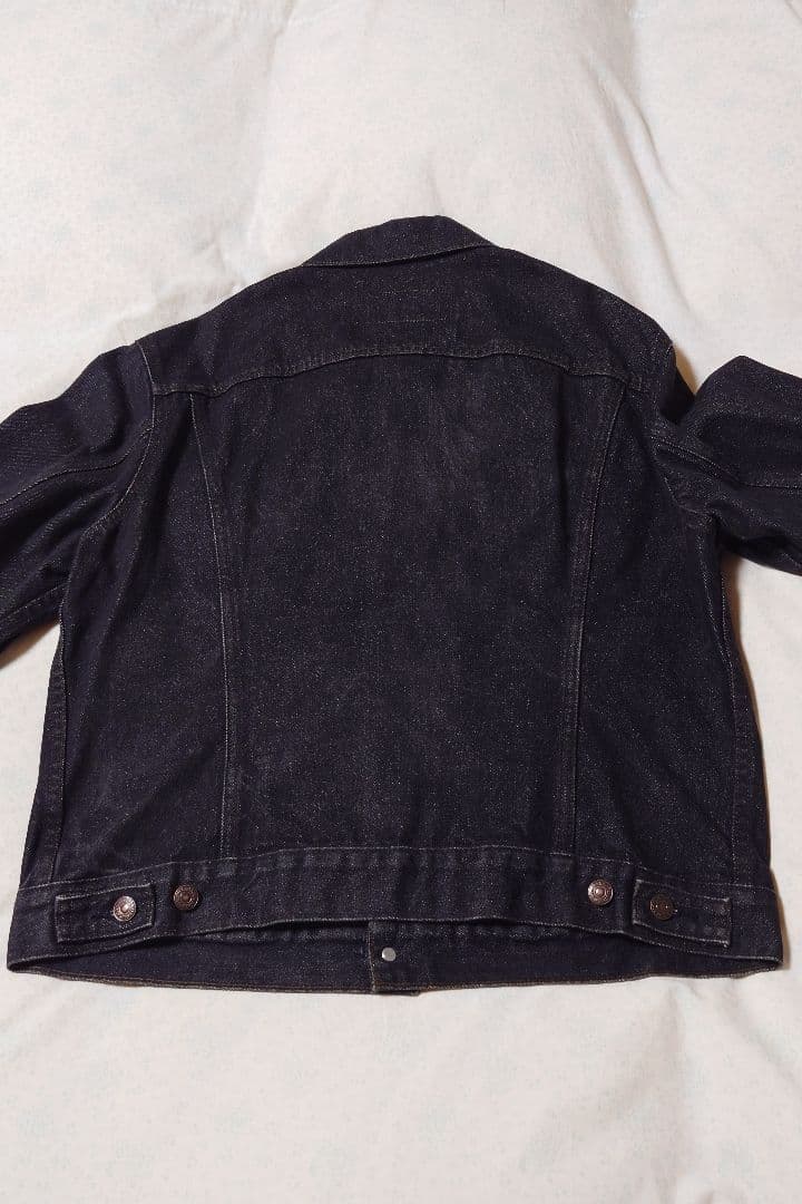 極美品　80s USA製 先染めブラック　リーバイス　70506 44R