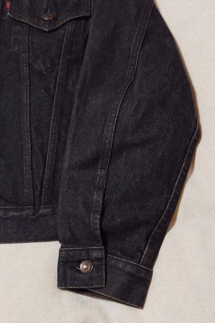 極美品　80s USA製 先染めブラック　リーバイス　70506 44R