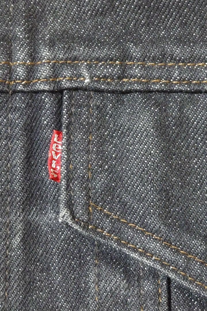 極美品　80s USA製 先染めブラック　リーバイス　70506 44R