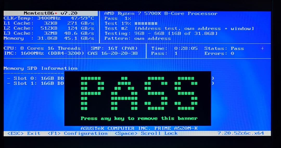 Samsung DDR4 3200 16GB ×2 計 32GB 【動作確認済】