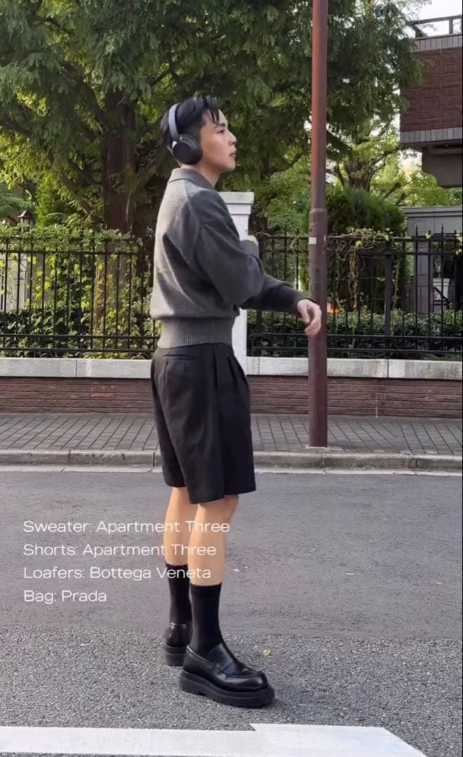 Apartment Three カシミヤブレンドセーター　襟取り外し可