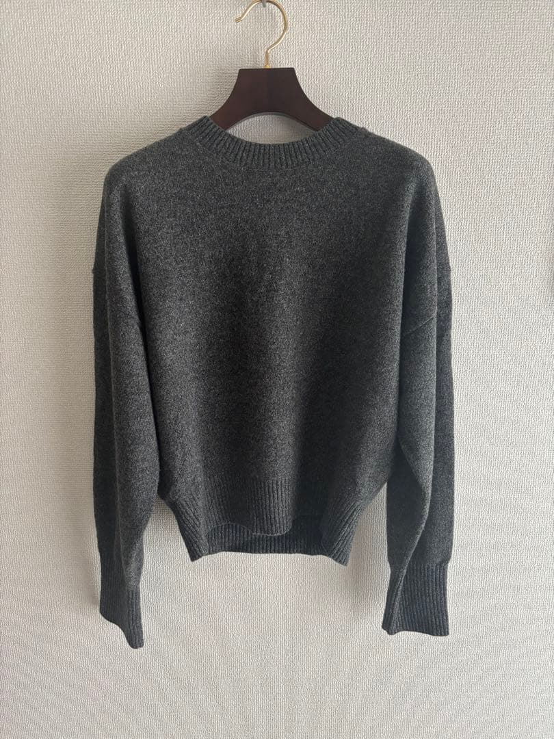 Apartment Three カシミヤブレンドセーター　襟取り外し可