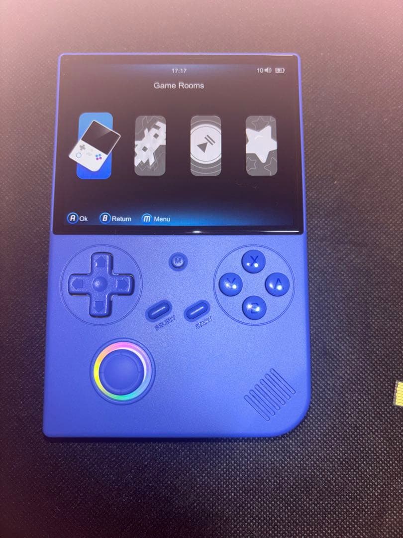 アンバーニック　ANBERNIC RG40XX Ｖ　ブルー