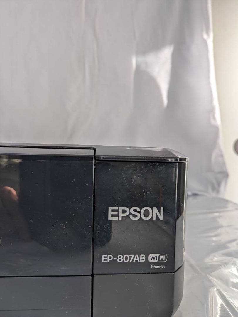 美品　エプソン インクジェットプリンター 複合機 EP-807AB 純正インク