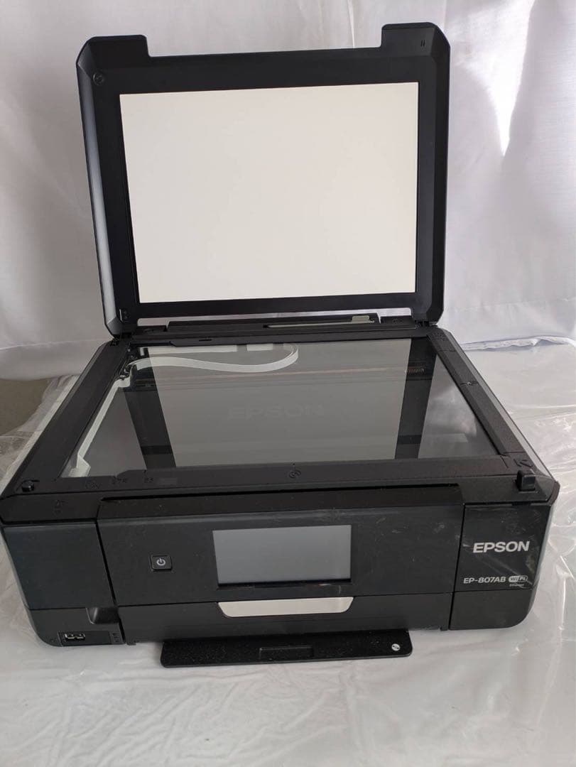 美品　エプソン インクジェットプリンター 複合機 EP-807AB 純正インク