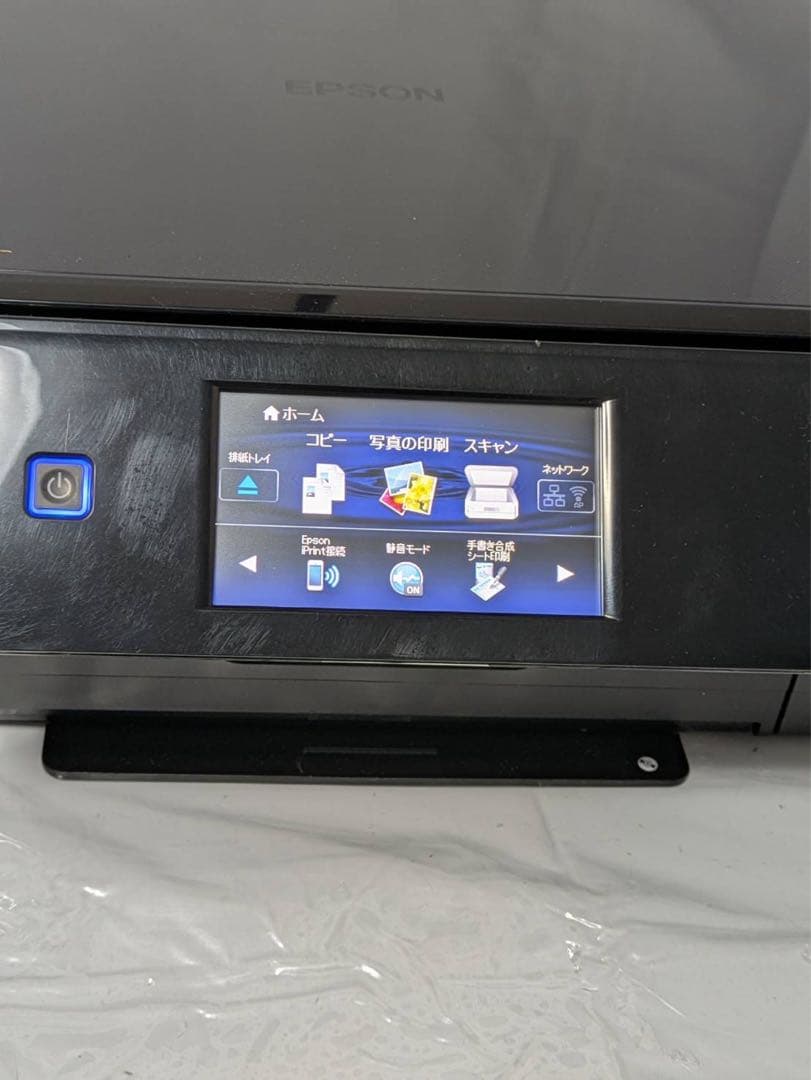 美品　エプソン インクジェットプリンター 複合機 EP-807AB 純正インク