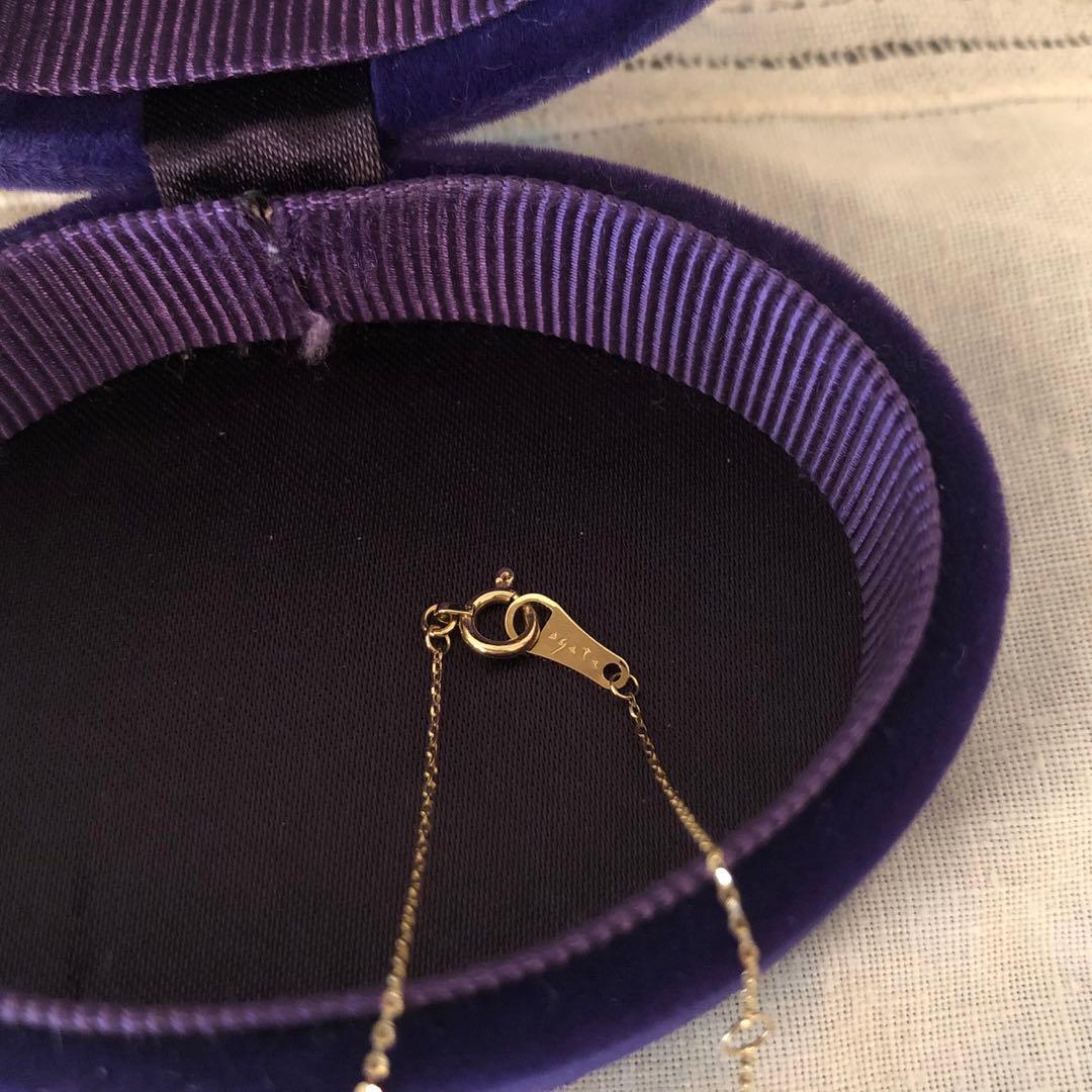 ageteアガット　 K10オパールネックレス