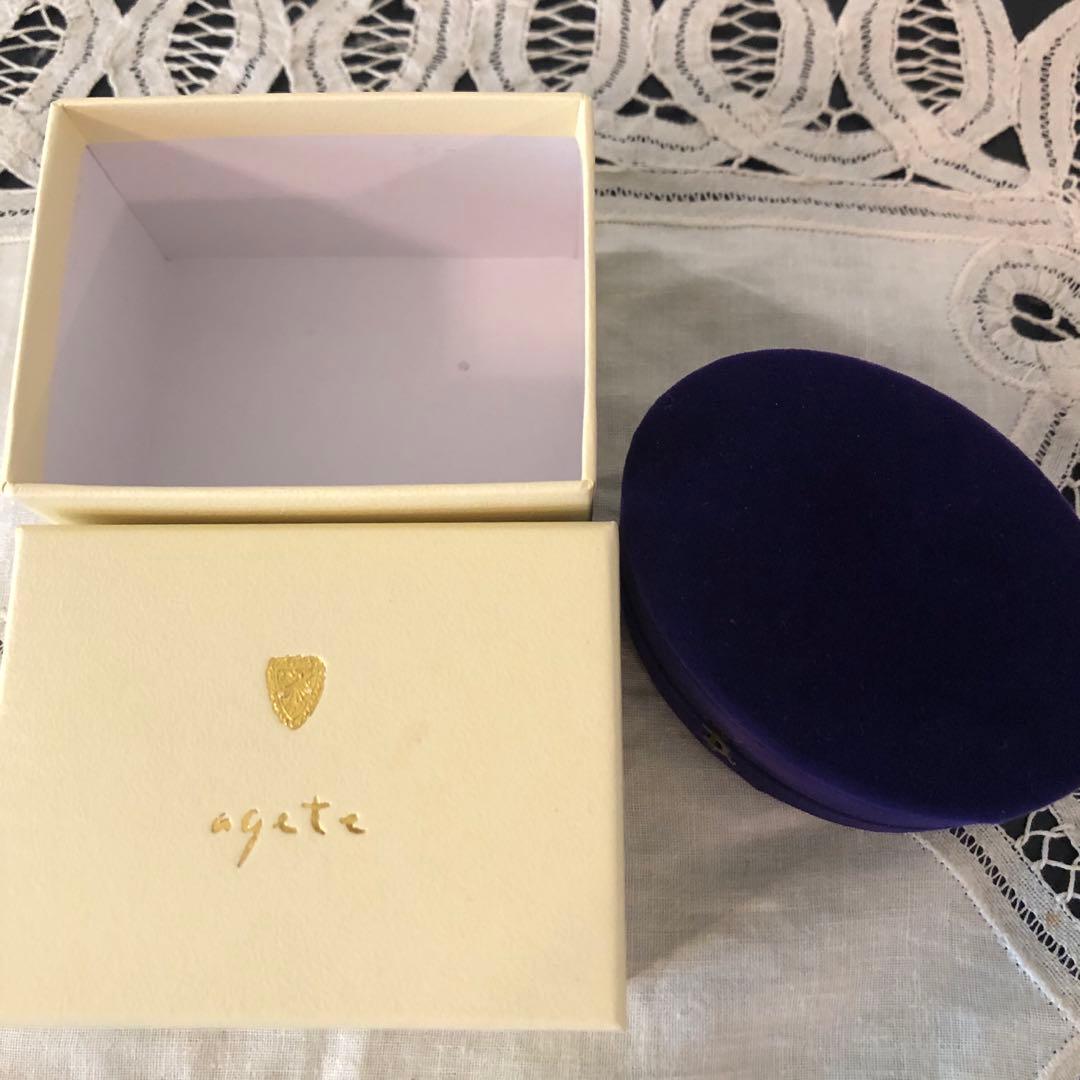 ageteアガット　 K10オパールネックレス