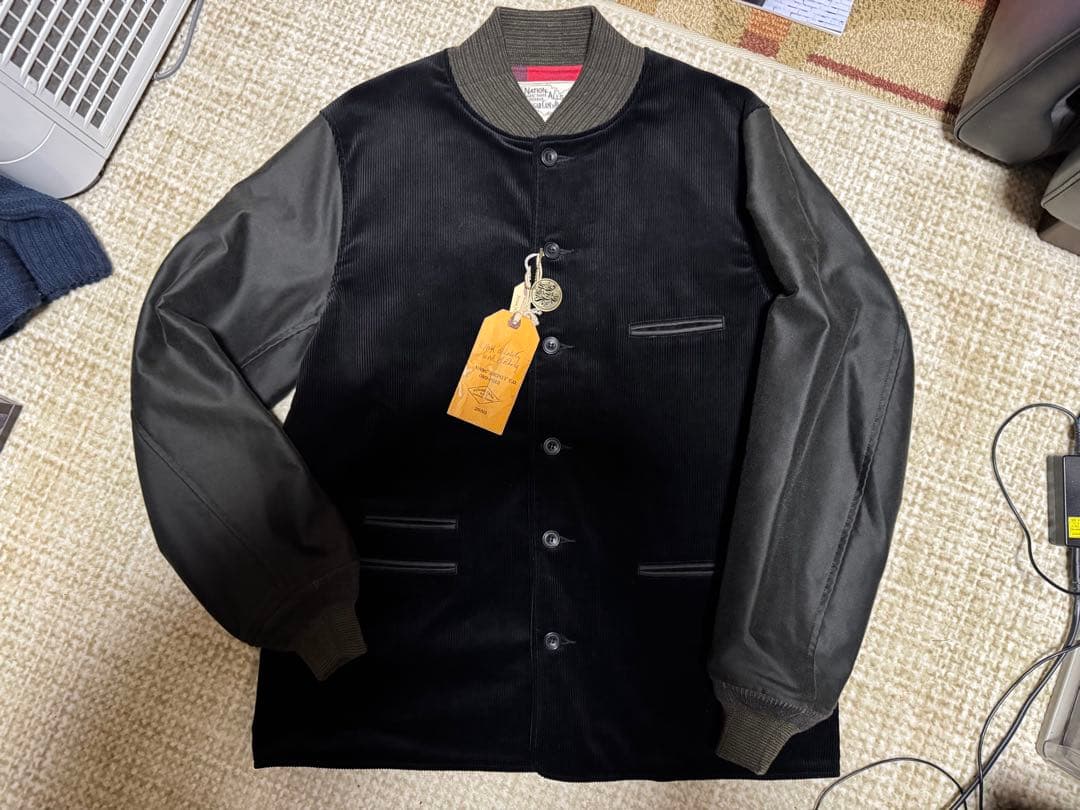 シュガーケーン / コーデュロイ &モールスキン/コンビジャケットsize40