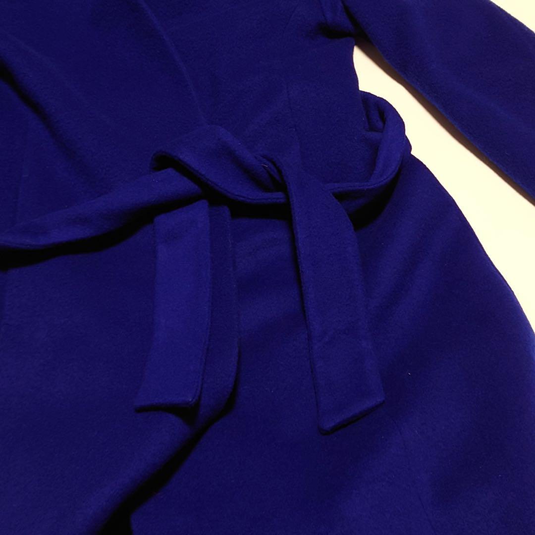 アーバンリサーチ ノーカラーVネックウールコート