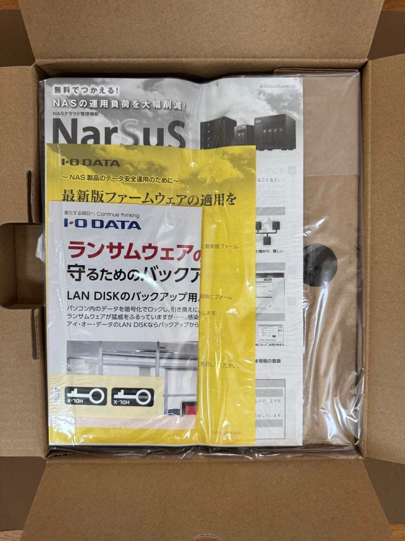 【値下げ】新品 I-O DATA LAN DISK X 2TB NAS