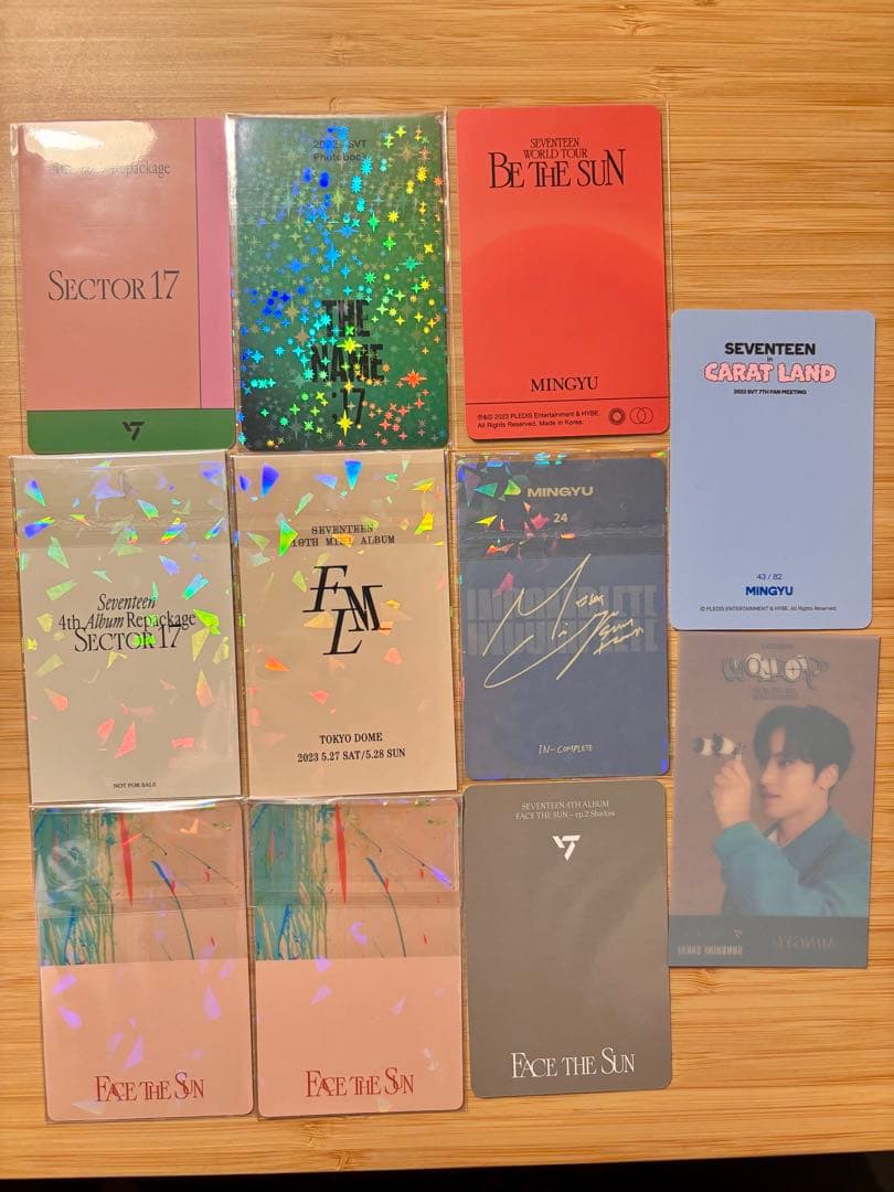 Seventeen セブチ ミンギュ トレカ まとめ売り
