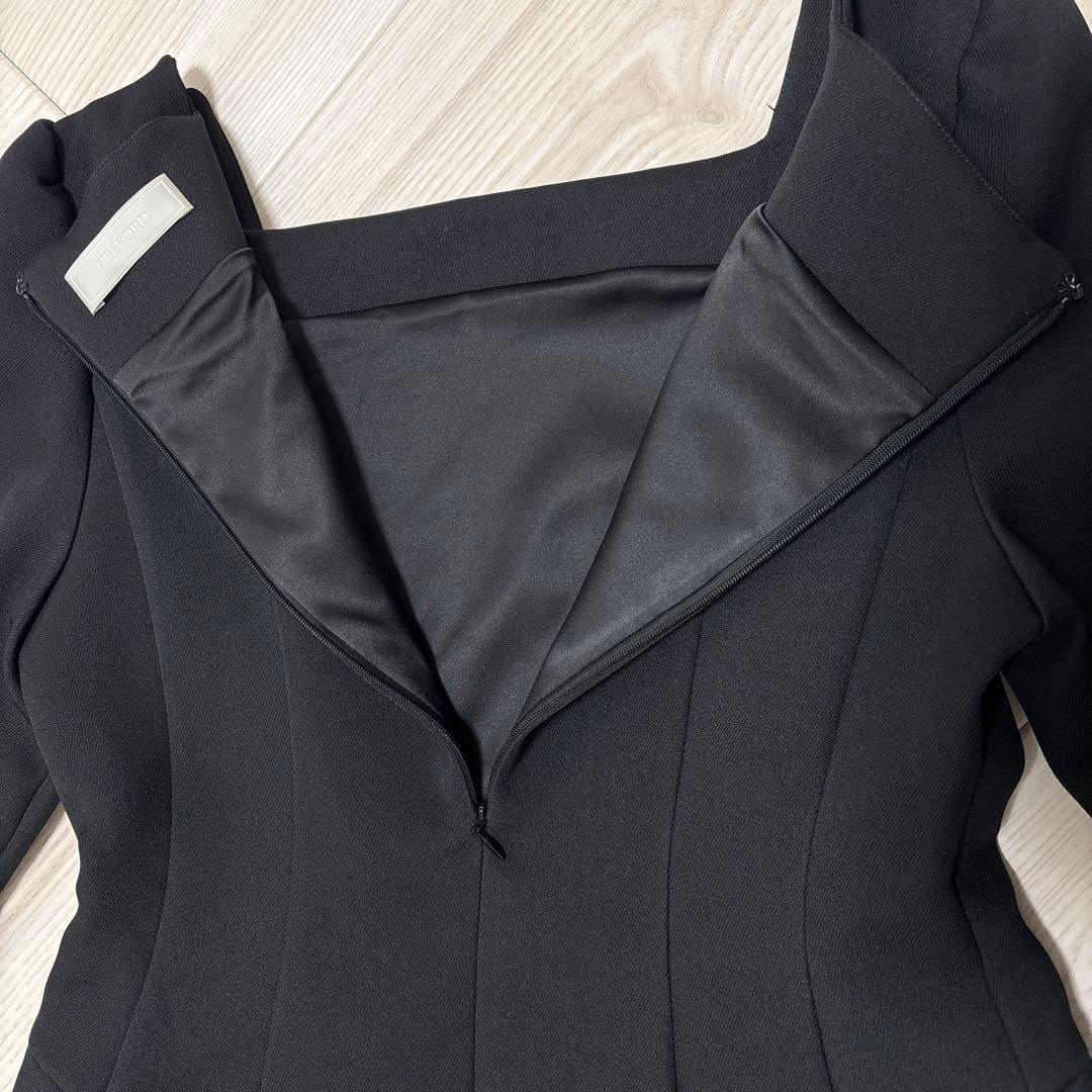 極美品❤️CELFORD トリプルクロスワンピース ロングワンピース 黒 38 M