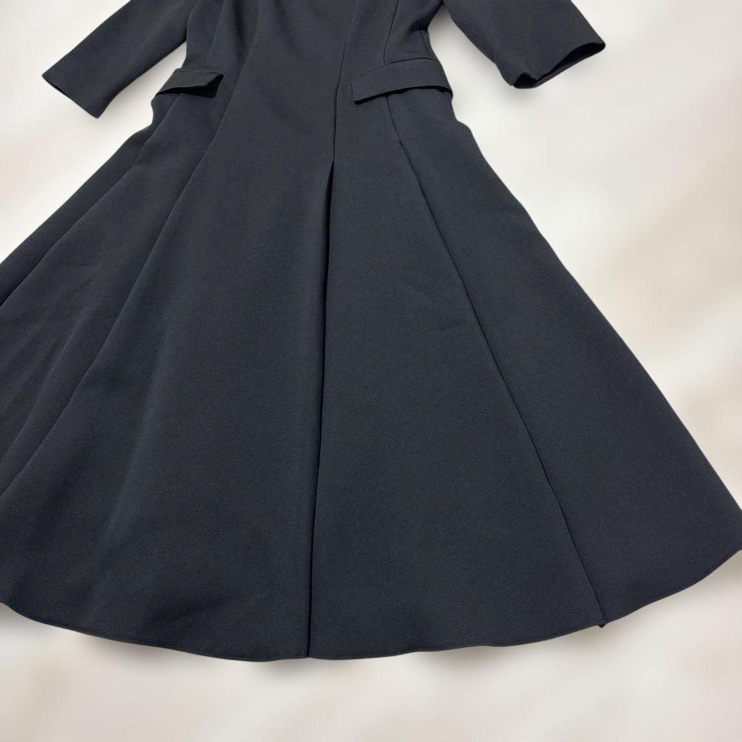 極美品❤️CELFORD トリプルクロスワンピース ロングワンピース 黒 38 M