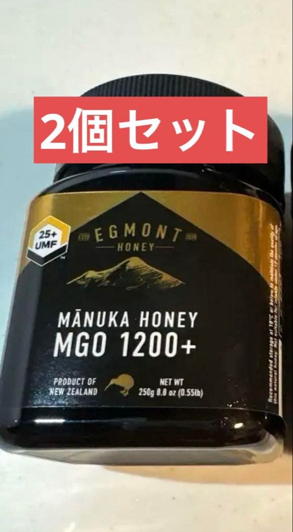 EGMONT マヌカハニー 1200MGO 250g✖️2個セット