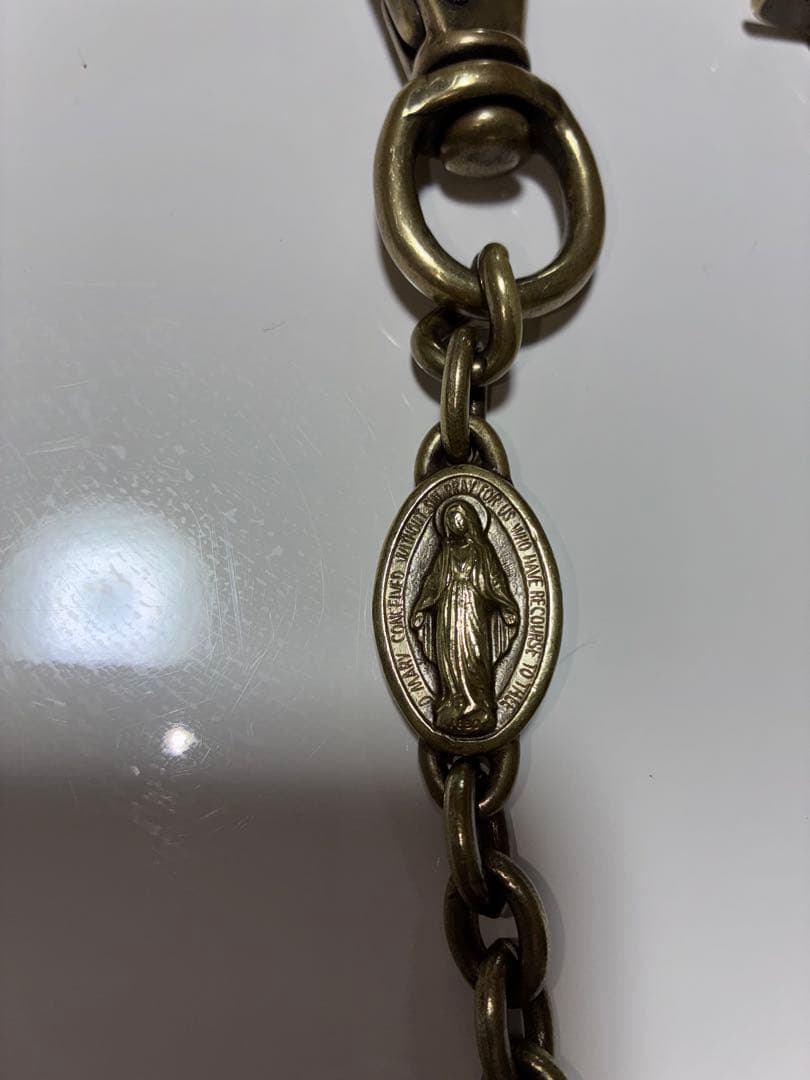 amp japan アンプジャパン　真鍮マリアウォレットチェーン