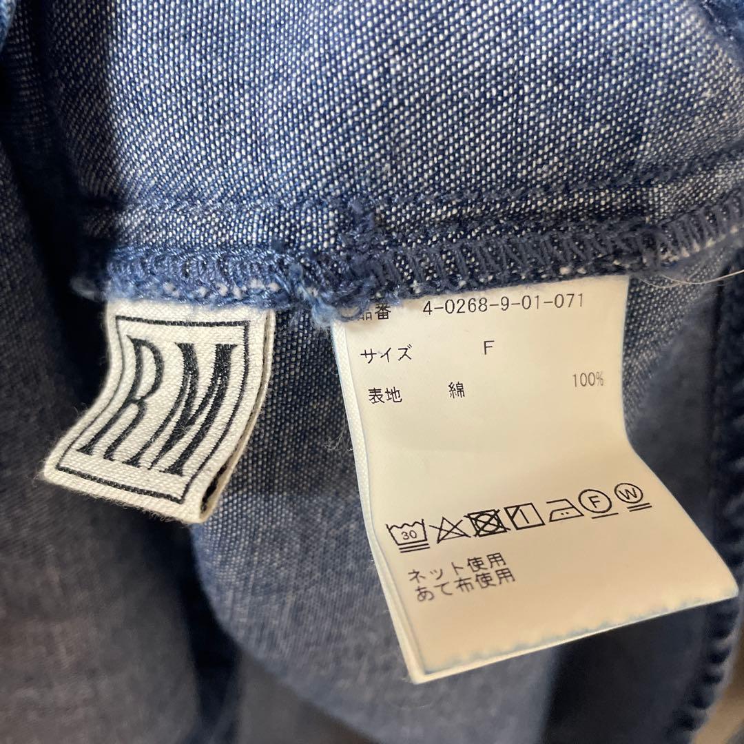 NOLLEY'S 【Rie Miller】フリルギャザーデニムブラウス